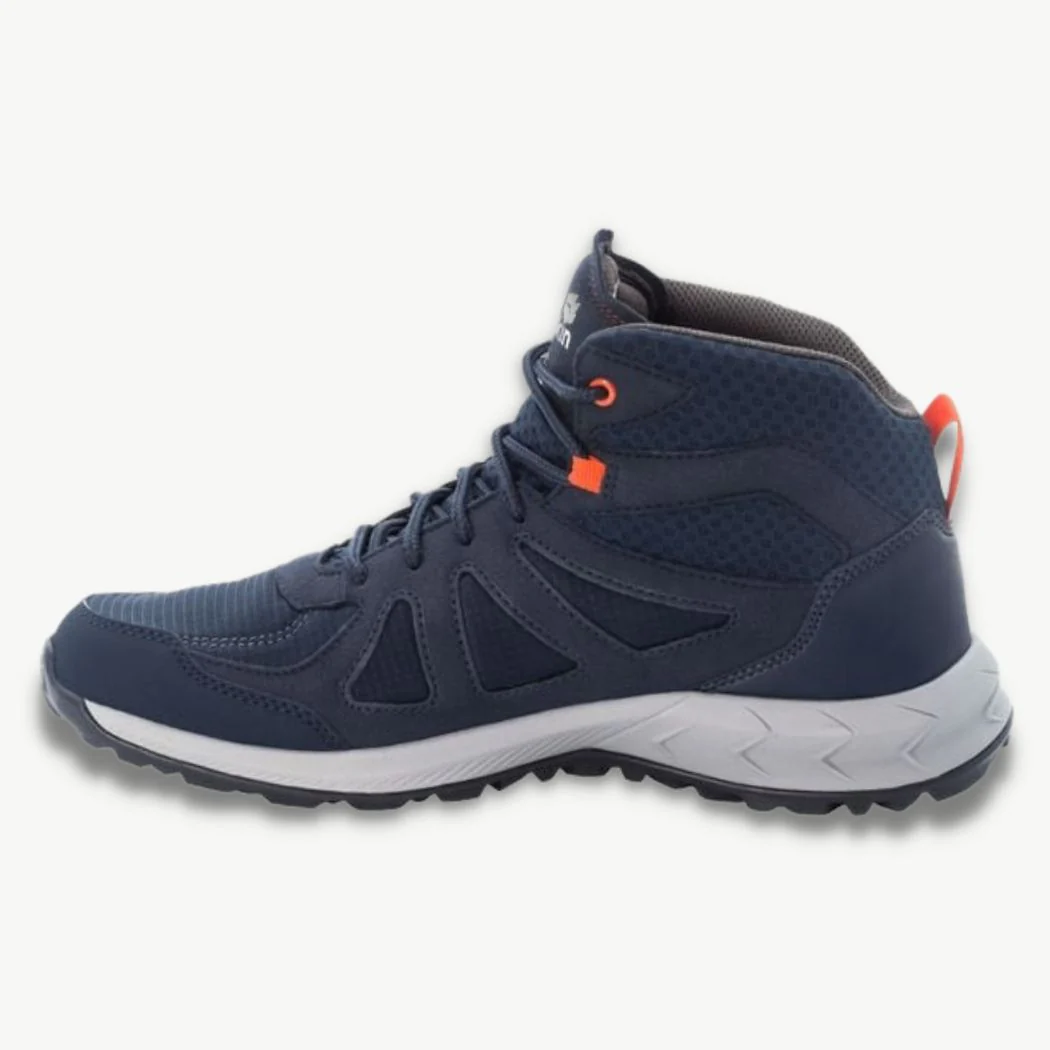 jack wolfskin Woodland 2 Texapore Mid Men's Waterproof Hiking Shoes - Image 2