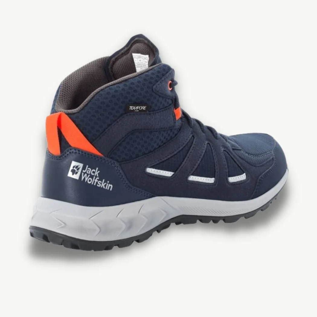 jack wolfskin Woodland 2 Texapore Mid Men's Waterproof Hiking Shoes - Image 4
