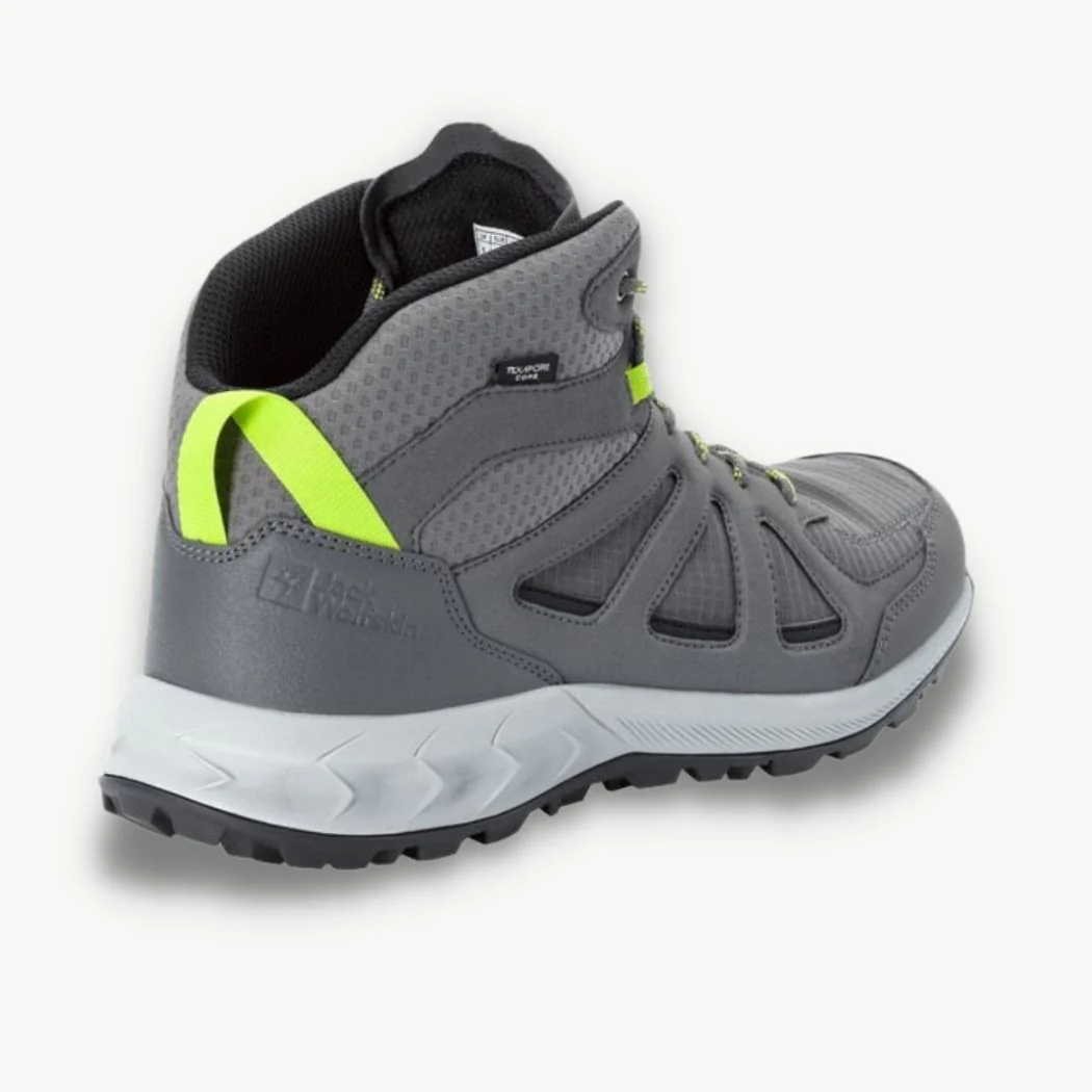 jack wolfskin Woodland 2 Texapore Mid Men's Waterproof Hiking Shoes - Image 4