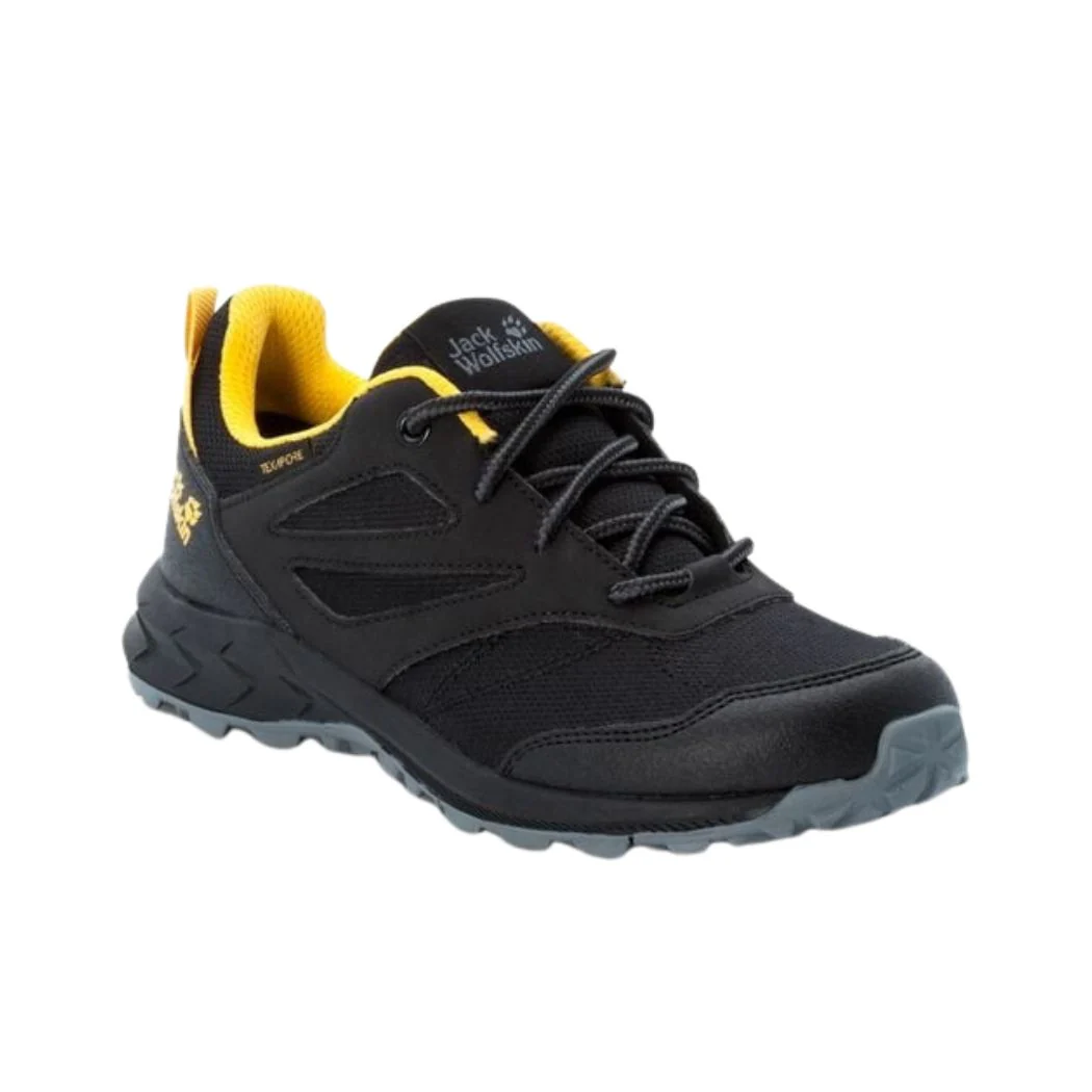 jack wolfskin Woodland Texapore Low Kids Waterproof Hiking Shoes - Image 3