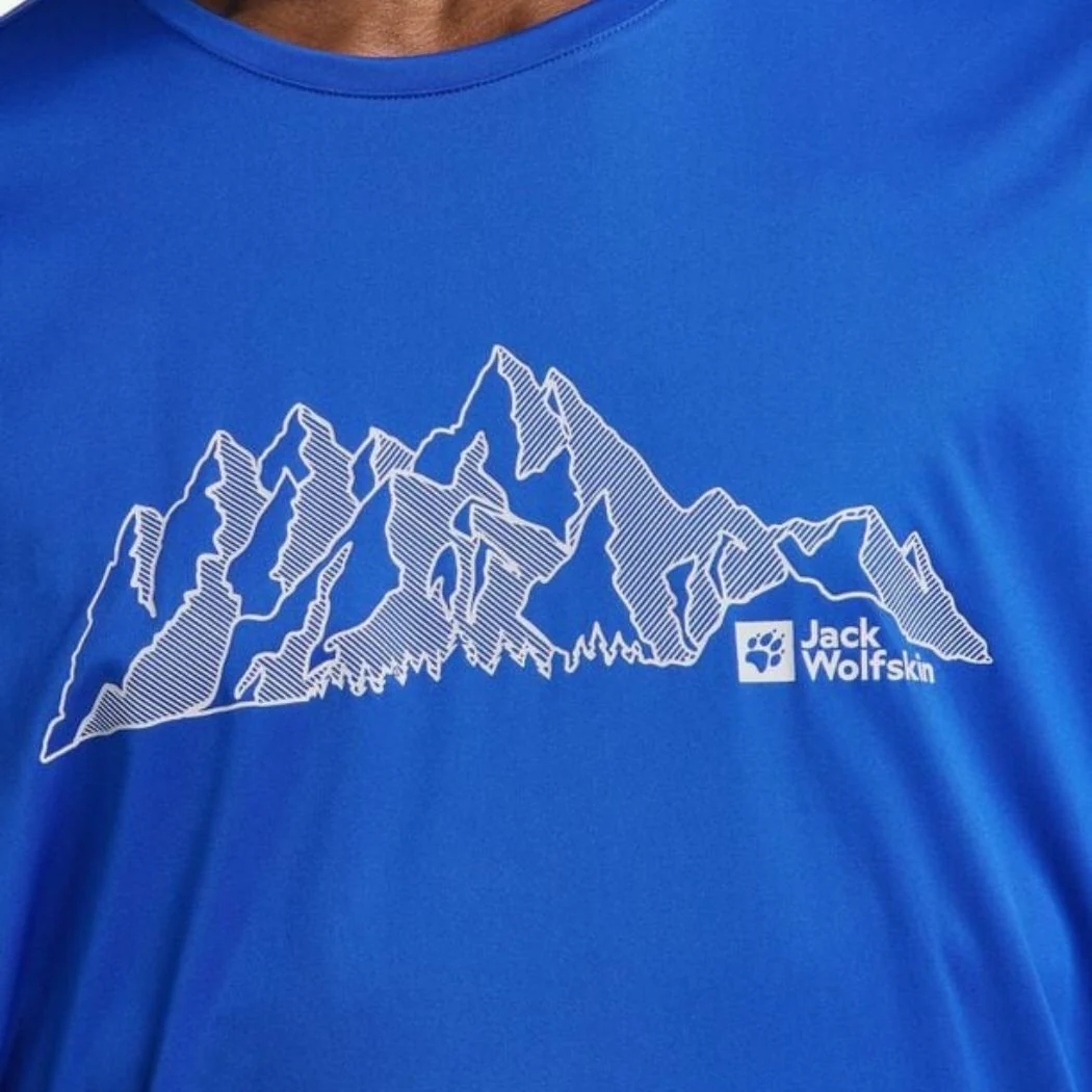 jack wolfskin Peak Graphic Men's Tee - Image 4